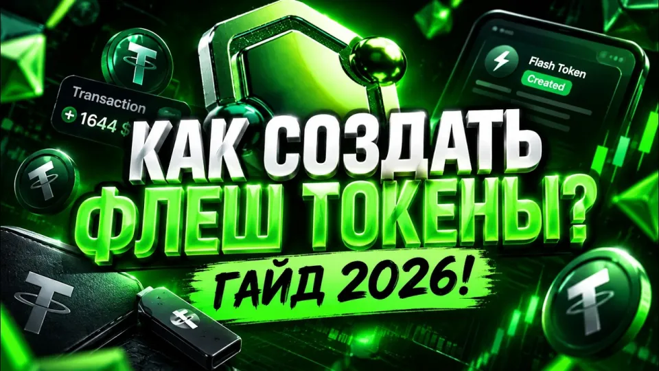 Как создать флеш токены? Гайд в 2026 году
